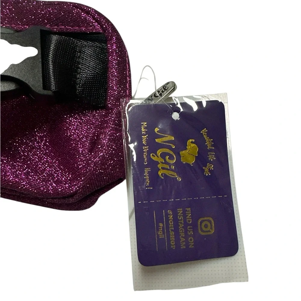 Purple Glitter Women's Bag